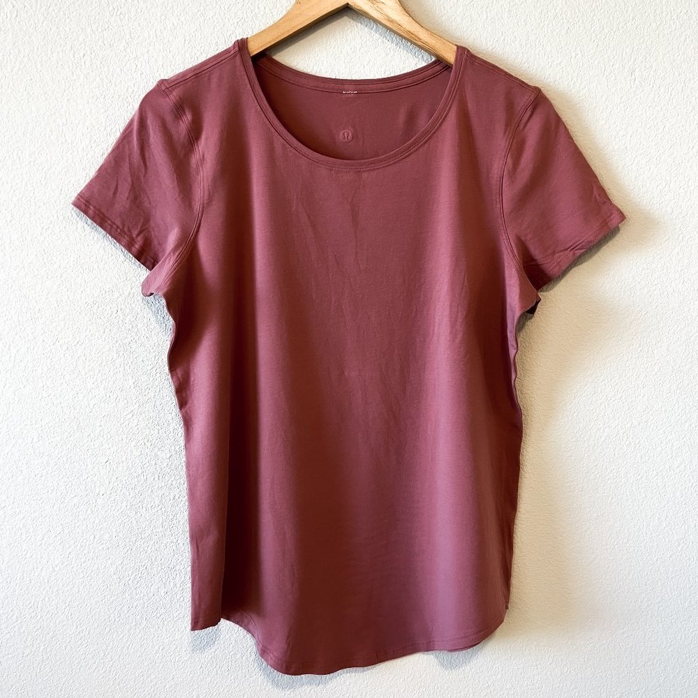 Lululemon Short Sleeve Technical Tee - Dusty Rose - Like New